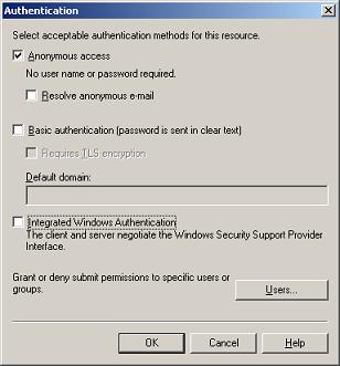 SMTP Authentication Settings