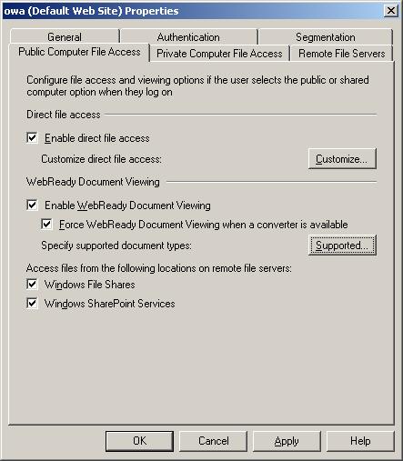 Configuring WebReady Document Viewing