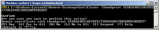 Remove-ExchangeCertificate