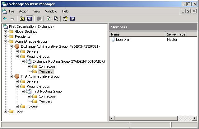 Exchange 2003 System Manager