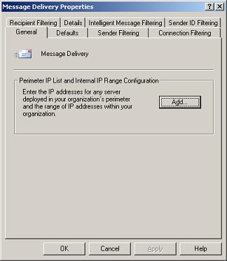 Message Delivery - IP Ranges