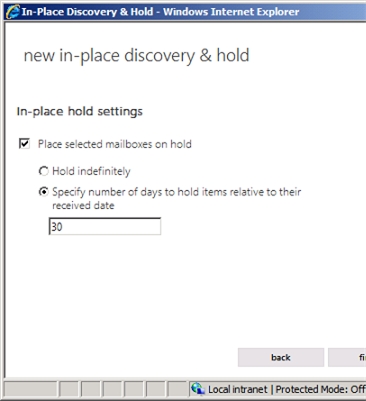 Exchange 2013 | Compliance Management | Discovery Hold