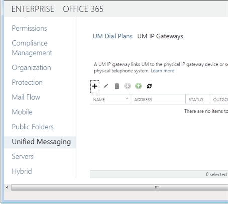 Exchange 2013 | Unified Messaging | UM IP Gateways