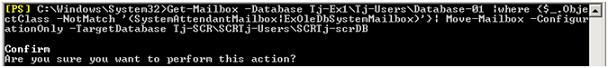 Move Mailbox Configuration with Move-Mailbox